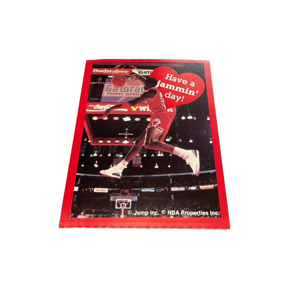 Michael Jordan Valentine From 1990s Have A Jammin Day
